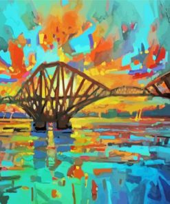 Forth Bridge paint by number