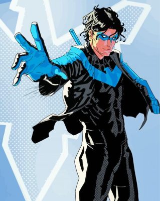 Nightwing paint by number