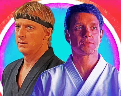 Aesthetic Cobra Kai paint by numbers