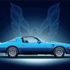 1979 Blue Pontiac Firebird paint by numbers