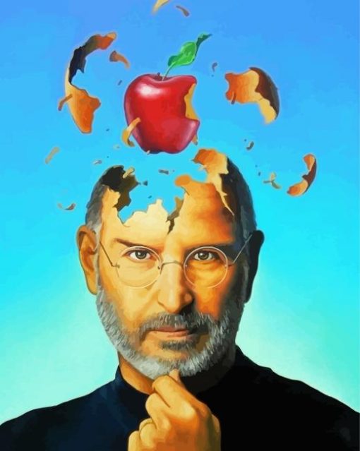 Steve Jobs paint by numbers
