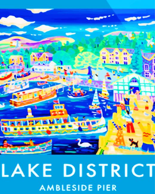 Ambleside Poster paint by numbers