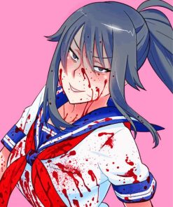 Yandere Simulator Video Game paint by number