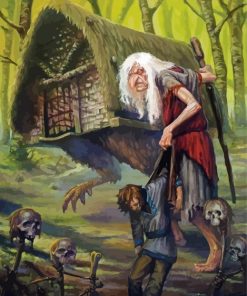 Baba Yaga paint by numbers