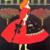 Lady By Aubrey Beardsley paint by numbers