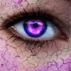 Powerful Purple Eye paint by numbers
