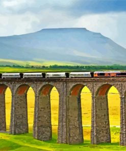 Ribblehead Viaduct paint by numbers