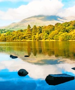 Coniston Water Paint by numbers