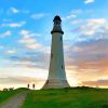 Hoad Monument Sunset Paint by numbers