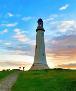 Hoad Monument Sunset Paint by numbers