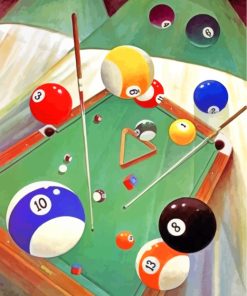 Aesthetic 8 Ball Pool Paint by numbers