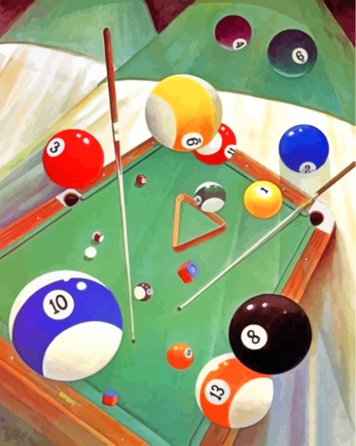 Aesthetic 8 Ball Pool Paint by numbers