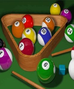 8 Ball Pool Paint by numbers