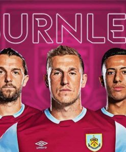 Burnley Football Players Paint by numbers