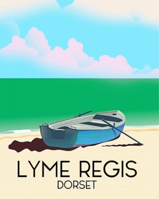 Lyme Regis Poster Paint By Numbers