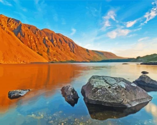 Wast Water Lake England Paint By Numbers