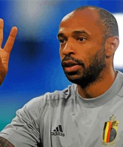 Football Coach Thierry Henry Paint by numbers