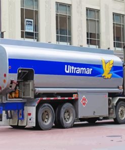 Cool Ultramar Tanker Truck Paint by numbers