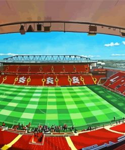 Anfield Stadium pant by numbers