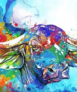 Abstract Buffalo Paint By Numbers