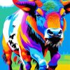 Colorful Buffalo Paint By Numbers
