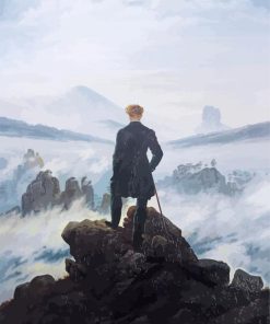 Wanderer Above The Sea Of Fog Paint By Numbers
