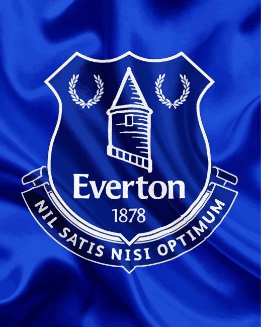 Everton FC Logo Paint By Numbers