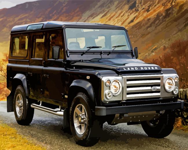 Land Rover Defender Car Paint By Numbers