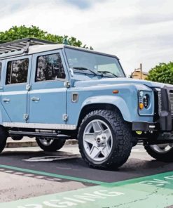 The Land Rover Defender Paint By Numbers