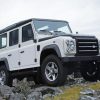 White Land Rover Defender Paint By Numbers