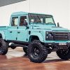 Blue Land Rover Defender Paint By Numbers