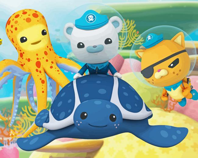The Octonauts Characters Paint By Numbers