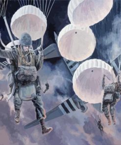 American Paratroopers Paint By Numbers
