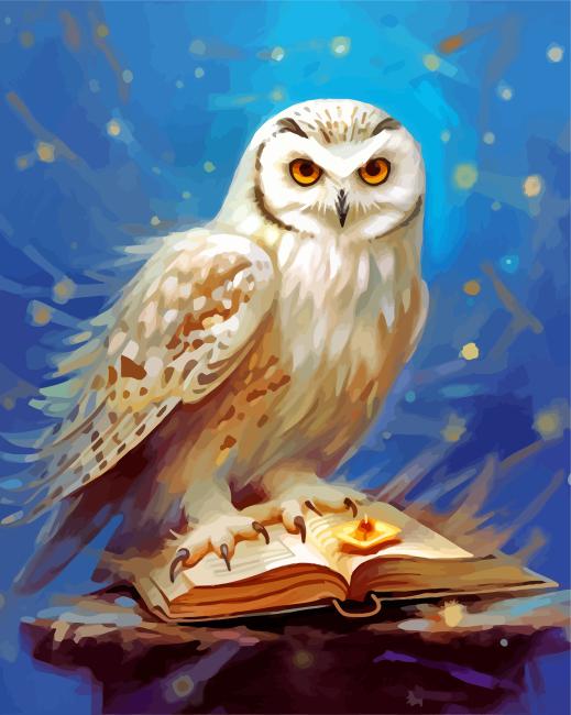 Harry Potter Hedwig - Paint By Numbers - Painting By Numbers