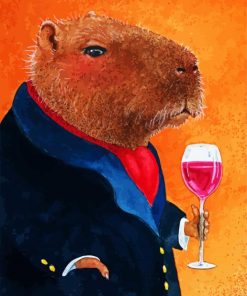 Mr Capybara Paint By Numbers