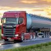 Scania Lorry Paint By Numbers