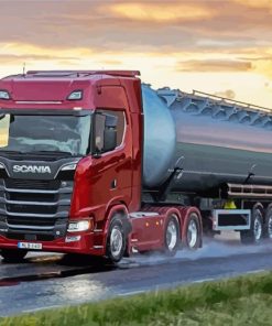 Scania Lorry Paint By Numbers