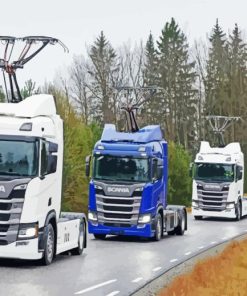 Scania Trucks Paint By Numbers