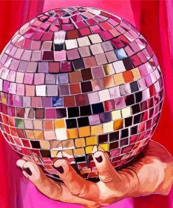 Colorful Disco Ball Paint By Numbers