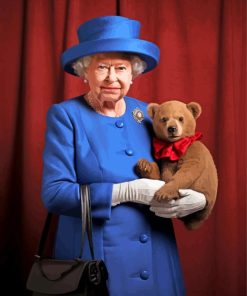 Baby Paddington And Queen Elizabeth Paint By Numbers