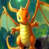 Dragonite Pokemon Paint By Numbers