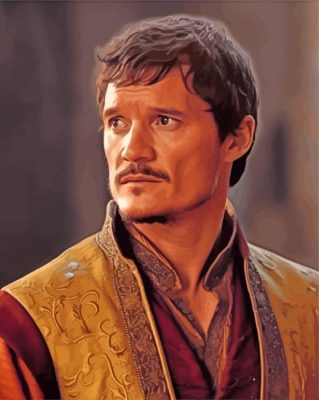 Pedro Pascal GOT Paint By Numbers 