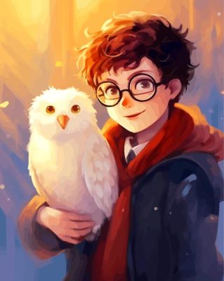 Harry Potter Hedwig Paint By Numbers 