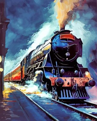 Hogwarts Train Paint By Numbers 