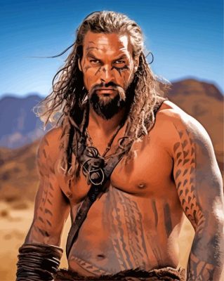 Jason Momoa Paint By Numbers 