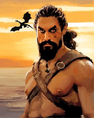 Khal Drogo Game Of Thrones Paint By Numbers 