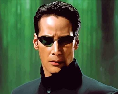 Matrix Keanu Reeves Paint By Numbers 