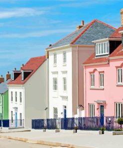 Newquay Houses Paint By Numbers