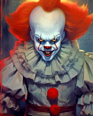 Pennywise Clown Paint By Numbers 