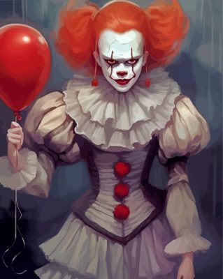 Pennywise Girl Paint By Numbers 